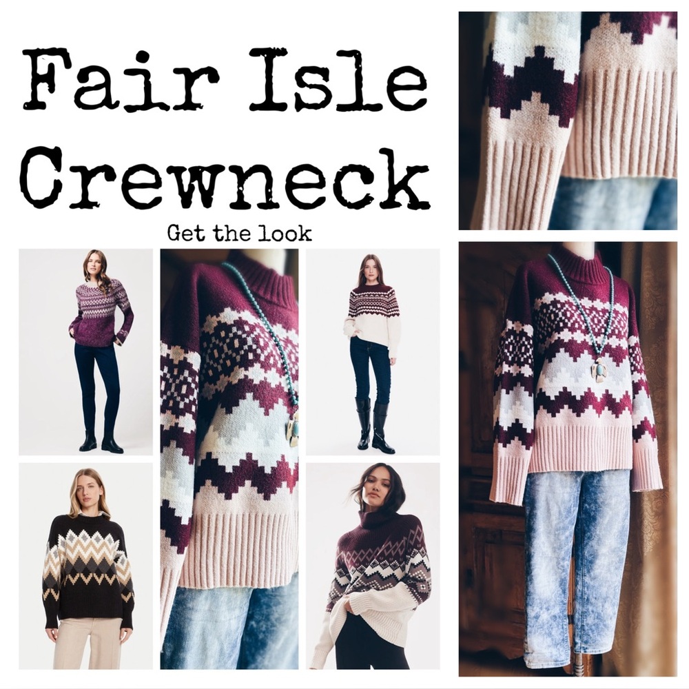 Fair Isle Crewneck Sweater